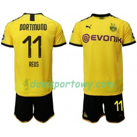 Koszulka Borussia Dortmund Reus 11 Dziecięcy Domowe Koszulki Piłkarskie 2019-2020 Krótki Rękaw